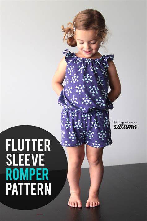 FREE romper sewing pattern and video tutorial Free Patterns