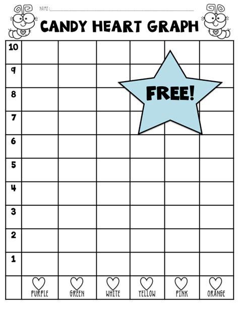 FREEBIE!!! A great graphing activity to use with candy hearts. Heart