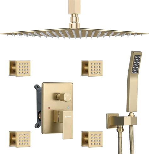 French Gold Shower Systems | Kallista - balustradellc