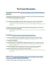 French Revolution Overview Practice Test - Quizlet - wintechmobiles.com