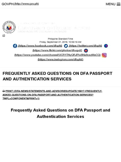 Frequently Asked Questions about Passport Services - balustradellc