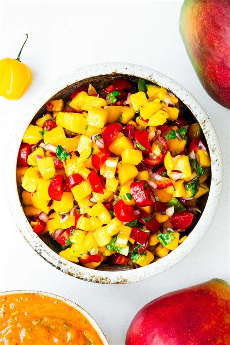 Fresh Mango Habanero Salsa (5 Ingredients!) - Fine Foods Blog - balustradellc