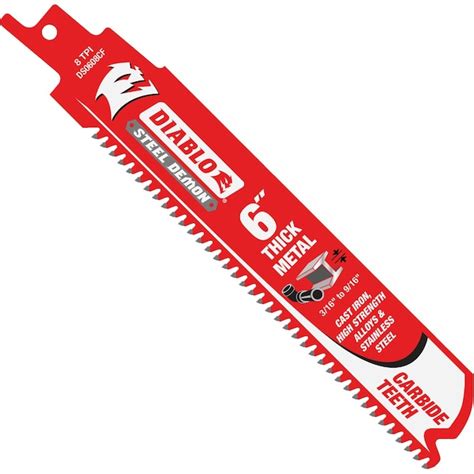 Freud Diablo DS0608CF 6 in Carbide-Tipped Reciprocating Saw Blade - raincitystudios.com