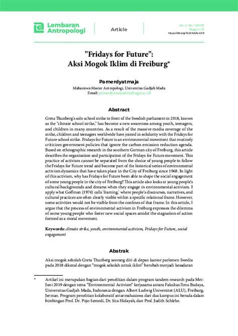 Fridays for Future: Aksi Mogok Iklim di Freiburg - ResearchGate - raincitystudios.com