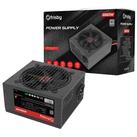 FRISBY FR-PS6580P 650W 80+ POWER SUPPLY.
