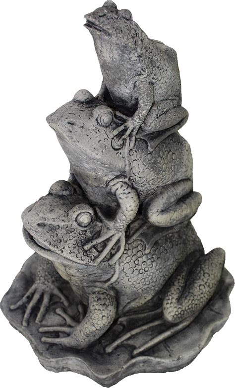 Frogs Stack Garden Statues Home and Garden - Amazon - muktibox.com