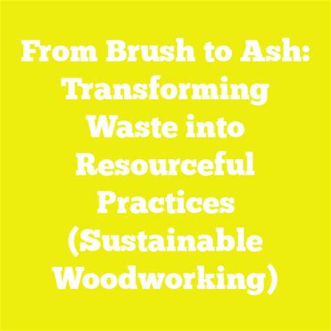 From Brush to Ash: Transforming Waste into Resourceful Practices ... - raincitystudios.com