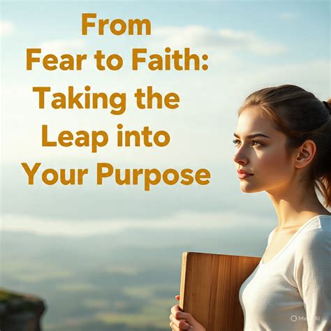 From Fear to Faith: Taking the Leap into Your Purpose - balustradellc