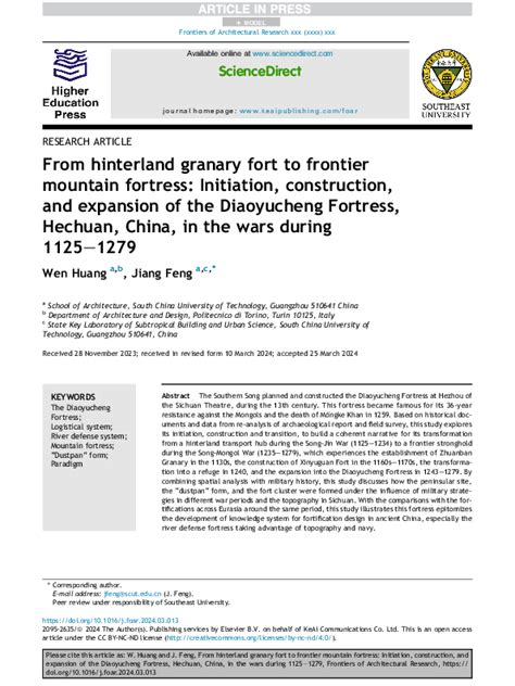 From hinterland granary fort to frontier mountain fortress: Initiation ... - wintechmobiles.com