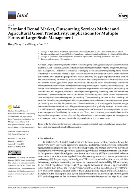 From informal farmland rental to market ... - Wiley … - balustradellc