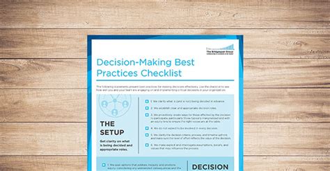 From Principles to Practices: Structuring Your Decision … - balustradellc
