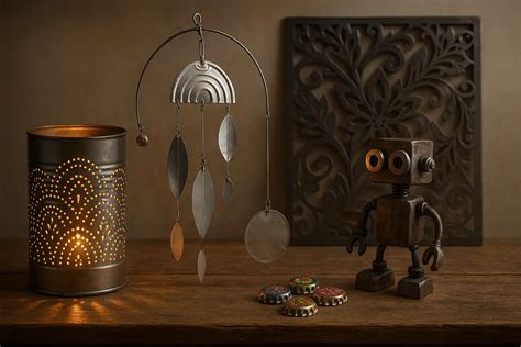 From Scrap to Sculpture: Upcycled Metal DIY Ideas for Functional Art ... - muktibox.com