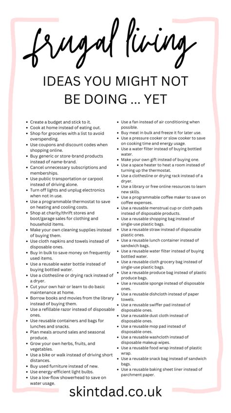 Frugal Living - Meaning, Tips, Vs Minimalism, Benefits, … - balustradellc