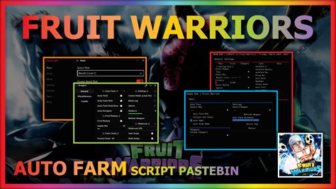 FRUIT WARRIORS PasteScript - Make money with pastes!