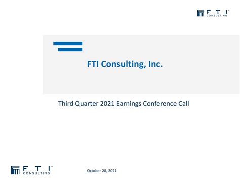 FTI Consulting: Q3 Earnings Snapshot