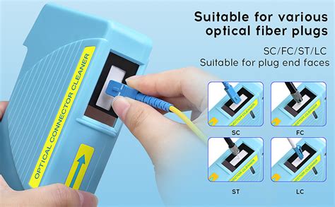 FTTH Fiber Optic Cleaning Box For 1.25mm and 2.5mm …