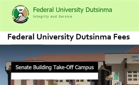 FUDMA School Fees For New Students 2024/2024 Academic …