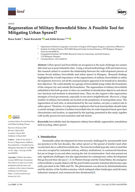 Full article: The underappreciated value of brownfield sites ... - raincitystudios.com
