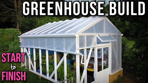 Full Greenhouse Build: Start to Finish! - balustradellc