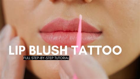 FULL LIP BLUSH TATTOO Procedure. FREE Tutorial. STEP by STEP