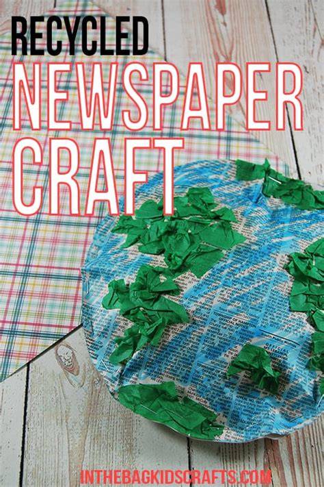 Fun Crafts for Little Kids Using Recycled Newspaper - raincitystudios.com