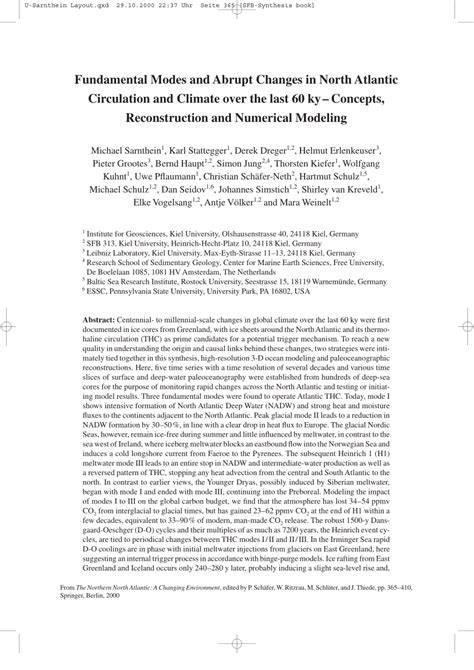 Fundamental Modes and Abrupt Changes in North Atlantic Circulation … - raincitystudios.com