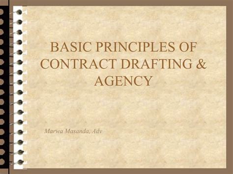 Fundamental Principles of Contract Drafting - Legal Services India - balustradellc