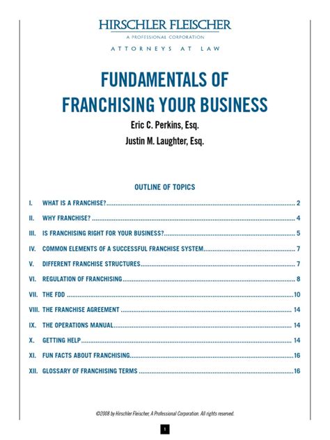 Fundamentals oF Franchising - American Bar Association - coolestguyplanet.net