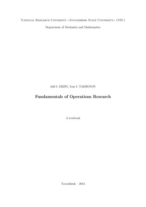 Fundamentals of Operations Research - EOLSS - wintechmobiles.com