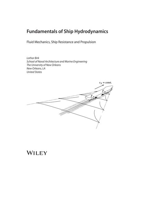 Fundamentals of Ship Hydrodynamics - Wiley Online Library - wintechmobiles.com