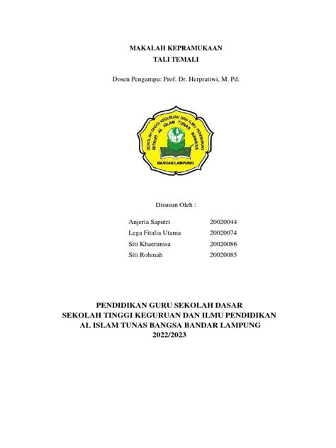 Fungsi dan Kegunaan Tali Temali Pramuka | PDF - balustradellc
