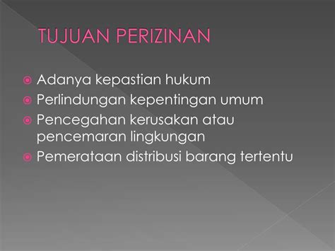 Fungsi dan Tujuan Perizinan - balustradellc