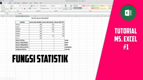 Fungsi Statistik pada Microsoft Excel - wintechmobiles.com