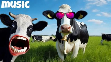 FUNNY COW DANCE 4 │ Cow Song _ Cow Videos 2024 (360P)