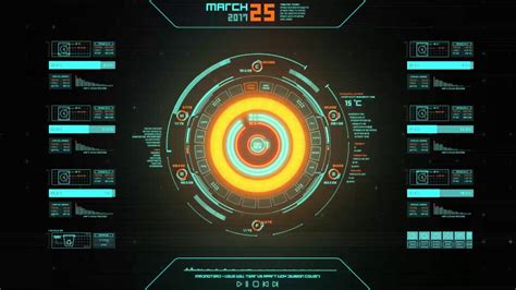 Futuristic OS Hud UI Animation - After Effects Template - muktibox.com