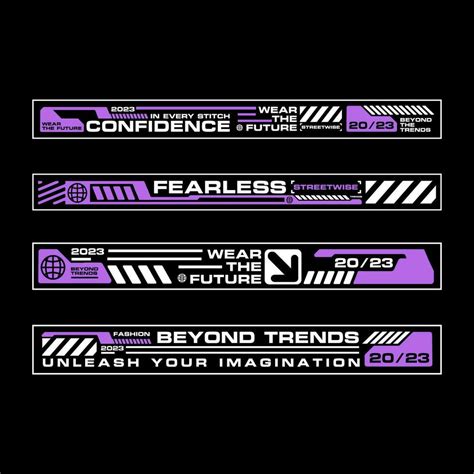 Futuristic Stripe line clothing streetwear design template | Premium ... - muktibox.com