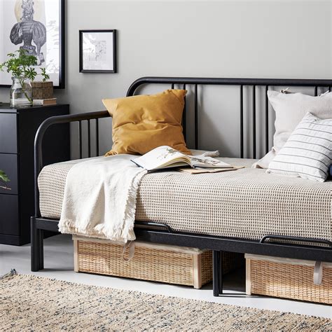 FYRESDAL Daybed frame, black, Twin - IKEA