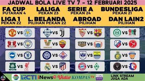 Fa cup live rcti 2023. Jadwal liga bri liga 2023.
