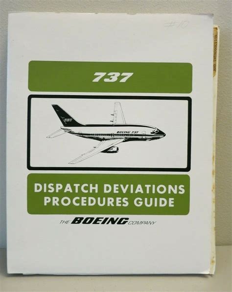Faa latest dispatch deviation guide procedures revision from boeing for b737 200. - Pour échapper à la justice des morts.