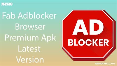 Fab Adblocker Browser Premium Apk For Android - APKBURG