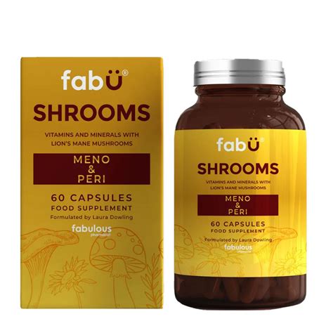 FabU Shrooms - Meno & Peri 60 Capsules - New Harmony