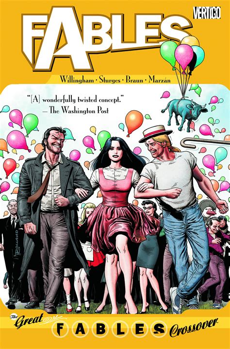 Fables comic. Sep 12, 2023 · Bill Willingham is the author and co-creator of the series Fables at DC Comics, which launched from its Vertigo imprint in 2002 and concluded in 2015. Willingham has written the entire main series ... 