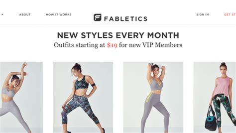 Fabletics membership. Fabletics offers affordable, high quality and stylish workout clothes for women & men. Shop yoga pants, leggings, joggers, tops, tees and more for any fitness level. New outfits every month! 