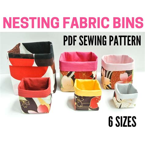 Fabric Bins - Etsy