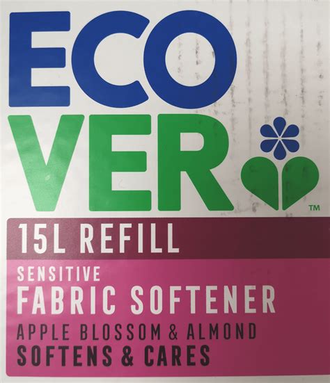 Fabric Softener, Apple Blossom & Almond Refill, Ecover (5L) Abel …