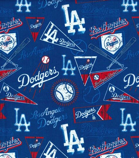 Fabric Traditions Los Angeles Dodgers MLB Cotton Fabric