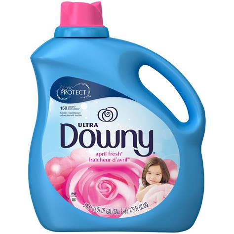 Fabric conditioner and softener. Downy Ultra Laundry Liquid Fabric Softener (Fabric Conditioner), April Fresh, 140 fl oz, 190 Loads. 21380. Save with. Pickup tomorrow. Shipping, arrives today. $ 887. 6.9 ¢/fl oz. Great Value Ultimate Fresh Spring Showers Fabric Softener, 150 loads, 129 Fl oz. 