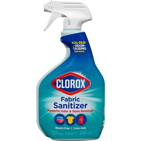 Fabric sanitizer spray.  Clorox&trade; Fabric Sanitizer Aerosol Spray i...