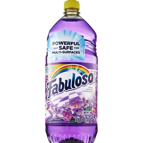 Fabuloso floor cleaner. Tropical Fiesta. Eucalyptus. Mint Bliss. Wildflowers. Spring Blossom. Fabuloso® Multi-Purpose Cleaner is a versatile solution that tackles a wide range of … 