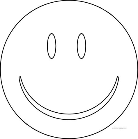 Face Smiley Face Happy Face Clip Art Big Coloring Page (2